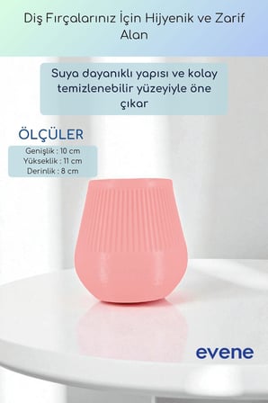 Diş Fırçalığı Diş Fırçalık Diş Fırçası Standı Diş Fırçası Tutucu Siyah Renk Model 88