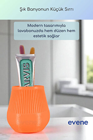 Diş Fırçalığı Diş Fırçalık Diş Fırçası Standı Diş Fırçası Tutucu Siyah Renk Model 88