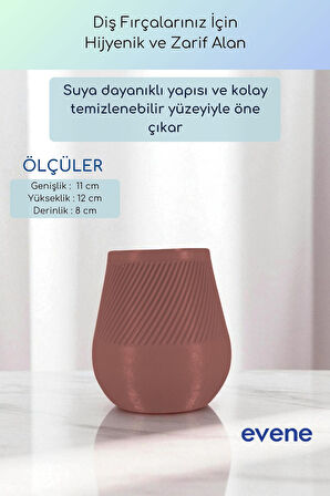 Diş Fırçalığı Diş Fırçalık Diş Fırçası Standı Diş Fırçası Tutucu Siyah Renk Model 89