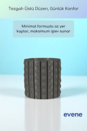 Diş Fırçalığı Diş Fırçalık Diş Fırçası Standı Diş Fırçası Tutucu Beyaz Renk Model 91
