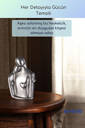 Dekoratif Obje Biblo Ev Dekorasyon Heykel Salon Masa Üstü Süs Eşyası Altın Eskitme Model 48
