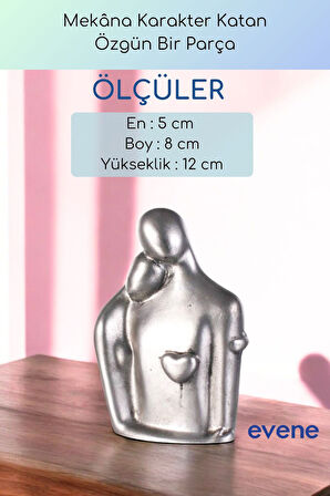 Dekoratif Obje Biblo Ev Dekorasyon Heykel Salon Masa Üstü Süs Eşyası Altın Eskitme Model 48