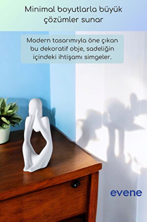 Dekoratif Obje Biblo Ev Dekorasyon Heykel Salon Masa Üstü Süs Eşyası Altın Model 52