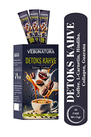 Detox Kahve (Hindiba, L-Carnitin, Collagen İçren Detoks Etkili Diyet Kahve