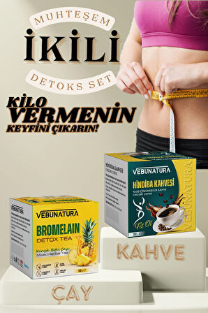 Bromelain Form Çayı Ve Hindiba Kahvesi Detoks ( ,2’li Set )