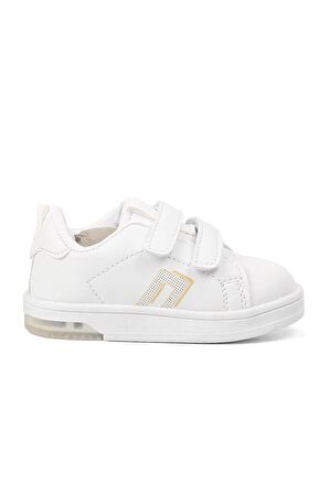 Cool Çocuk Işıklı Günlük Spor Ayakkabı Beyaz 