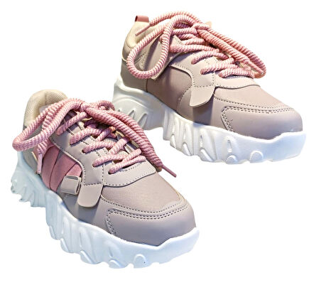 Cool Verom Çocuk Bağcıklı Sneaker Spor Ayakkabı Somon