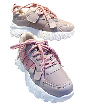Cool Verom Çocuk Bağcıklı Sneaker Spor Ayakkabı Somon
