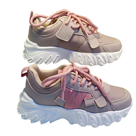 Cool Verom Çocuk Bağcıklı Sneaker Spor Ayakkabı Somon