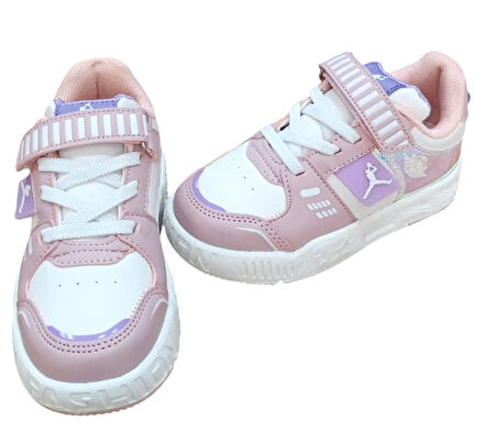 Cool King Patik Çocuk Sneaker Ayakkabı Pudra