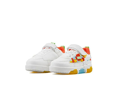 Cool Kids Legos Bebe Beyaz Unisex Çocuk Günlük Ayakkabı LEGOS-BEBE-BEYAZ Beyaz