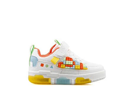 Cool Kids Legos Patik Beyaz Unisex Çocuk Günlük Ayakkabı LEGOS-PATIK-BEYAZ Beyaz