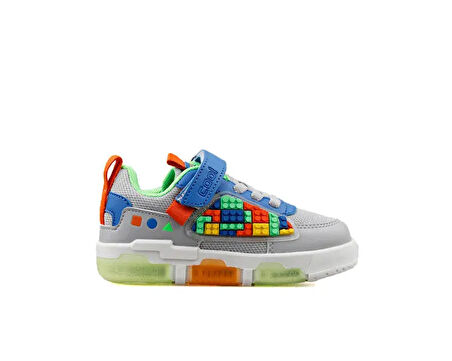 Cool Kids Legos Patik Gri Unisex Çocuk Günlük Ayakkabı LEGOS-PATIK-GRI Gri