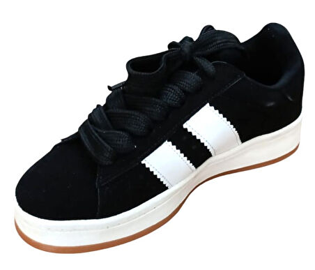 Cool Rawanta Genç Unisex Sneaker Ayakkabı Siyah Nubuk