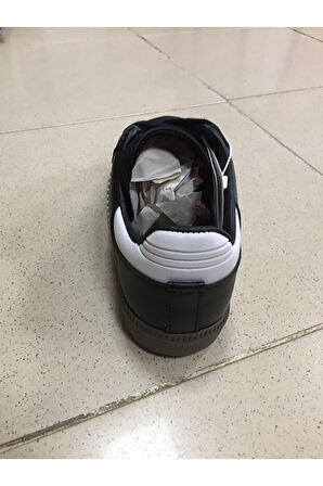 Cool Angola Unisex Genç Kauçuk Taban Sneaker Spor Ayakkabı Siyah - Beyaz