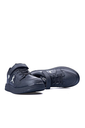 Cool Haykat Çocuk Bantlı Sneaker Siyah