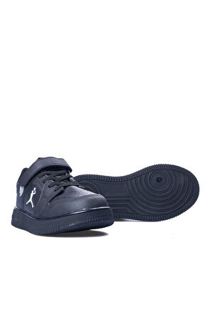 Cool Haykat Çocuk Bantlı Sneaker Siyah