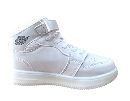 Cool Haykat Uzun Çocuk Basket Ayakkabı Beyaz