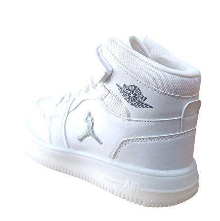 Cool Haykat Uzun Çocuk Basket Ayakkabı Beyaz