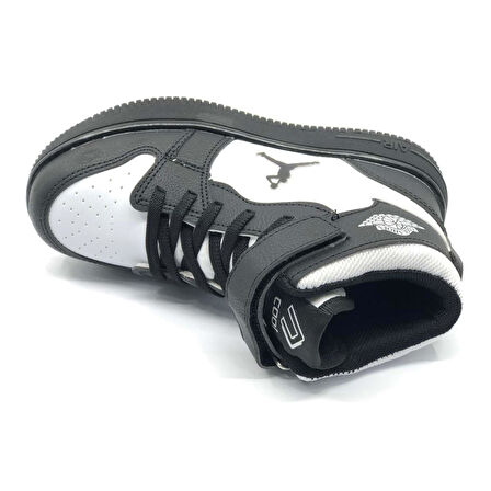 Cool Haykat Uzun Çocuk Basket Ayakkabı Beyaz - Siyah