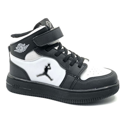 Cool Haykat Uzun Çocuk Basket Ayakkabı Beyaz - Siyah