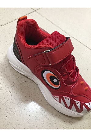 Cool Stego Bebe Işıklı Spor Ayakkabı Kırmızı