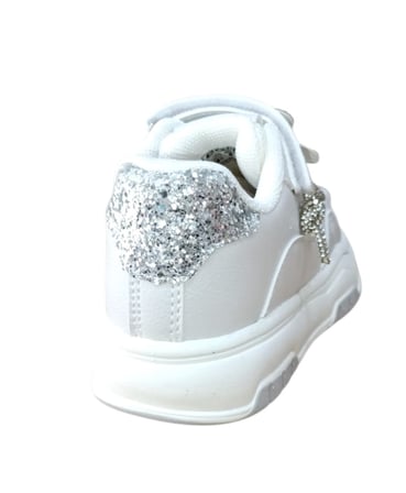 Cool Yıldız Ptk Kız Çocuk Taşlı Sneaker Ayakkabı Beyaz