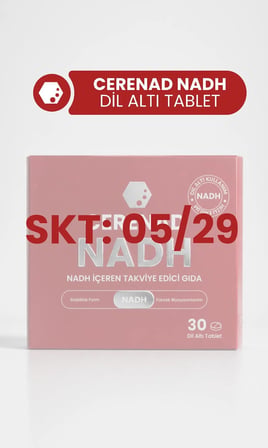 Cerenad, Nadh İ̇Çeren Takviye Edici Gıda 30 Dil Altı Tablet