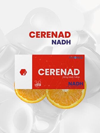 CERENAD, NADH İçeren Takviye Edici Gıda 30 Dil Altı Tablet