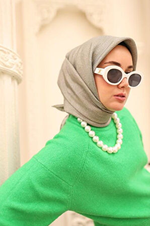 Silk Home Tivil İpek Eşarp IST11450.35 Yeşil Bej, Yeşil