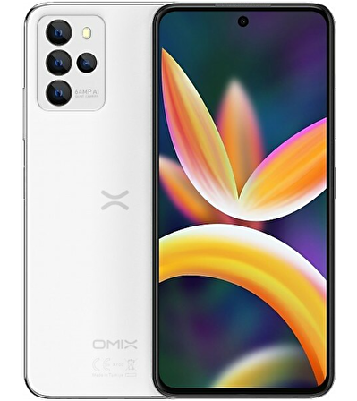 Omix X700 Beyaz 128 GB 8+8 GB Ram Akıllı Telefon (Omix Türkiye Garantili)