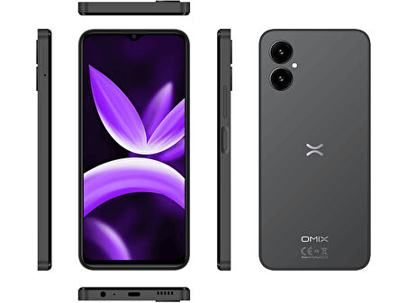 OMIX X5 6/128GB Akıllı Telefon Grafit