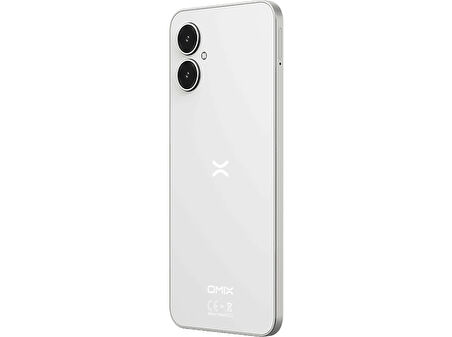 OMIX X5 6/128GB Akıllı Telefon Beyaz