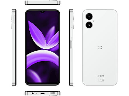 OMIX X5 6/128GB Akıllı Telefon Beyaz