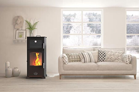 GOLD E 12 KUZİNE / OTOMATİK KURU TİP PELET SOBASI / BABA'S STOVE