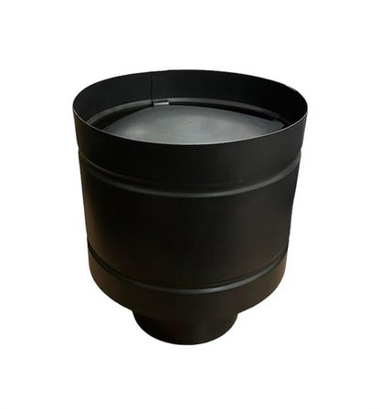 BACA KALKANI / ÇAP: 13 CM / MAT SİYAH EMAYE / BABA'S STOVE