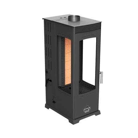 FLAME PLUS FAN 12 KW / MANUEL PELET VE ODUN SOBASI / BABA'S STOVE