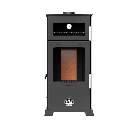 GOLD 12 KW KUZİNE / MANUEL PELET VE ODUN SOBASI / BABA'S STOVE
