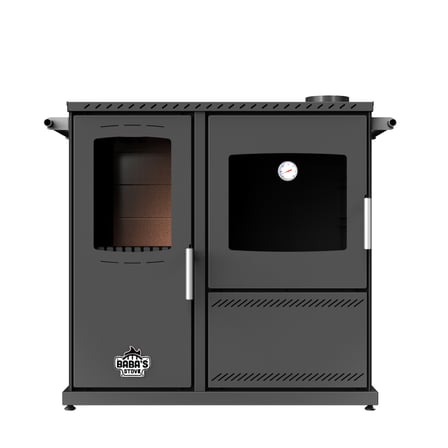 SAPHIRE 10 KW KUZİNE / MANUEL PELET VE ODUN SOBASI / BABA'S STOVE