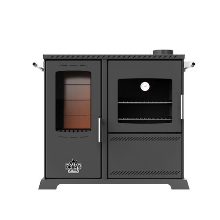 SAPHIRE 10 KW KUZİNE / MANUEL PELET VE ODUN SOBASI / BABA'S STOVE
