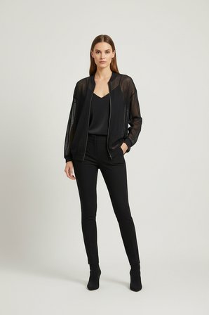 HIRKA Uniseks Siyah Hırka - W22S07D101HR