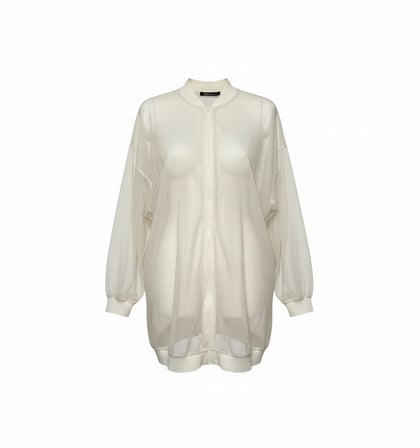 HIRKA Uniseks Beyaz Hırka - W22S07D101HR