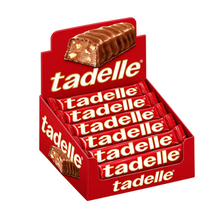 Tadelle Fındık Dolgulu Sütlü Çikolata 30 Gr 20 li Kutu x 4 Adet 