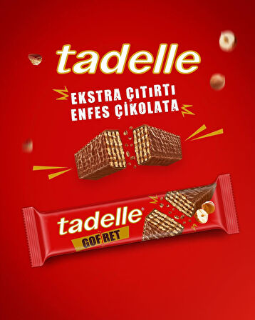 Tadelle Çikolatalı Gofret 28 GR x 28 Adet