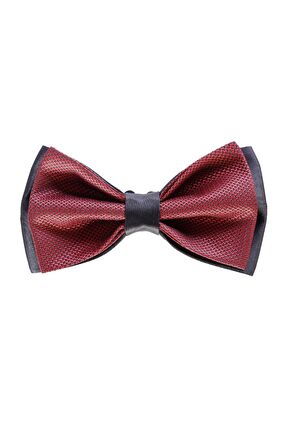  Erkek Bordo Jakarlı Ceromonia Kutulu Papyon