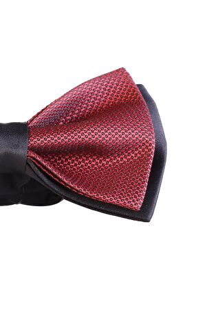  Erkek Bordo Jakarlı Ceromonia Kutulu Papyon