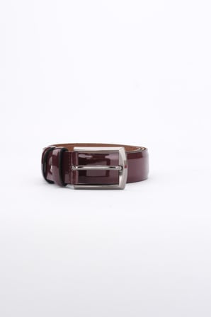  Erkek Bordo Classic Rugan Deri Kemer
