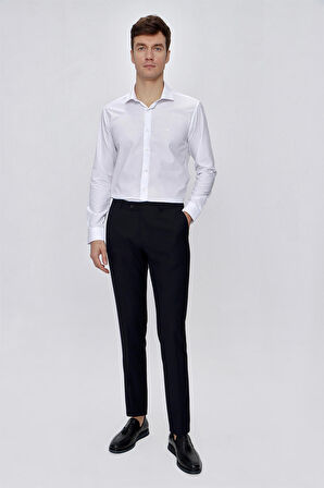  Erkek Lacivert Basic Liparis Slim Fit Classic Pantolon