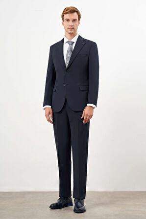  Erkek Lacivert Basic Liam Dynamic Fit Takım Elbise