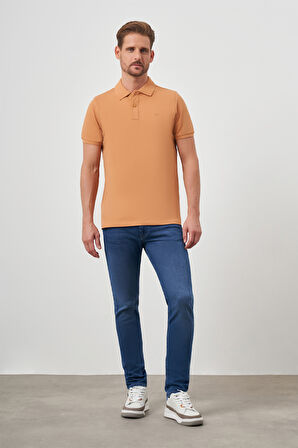  Erkek Bal Basic Polo Yaka Dynamic Fit T-Shirt